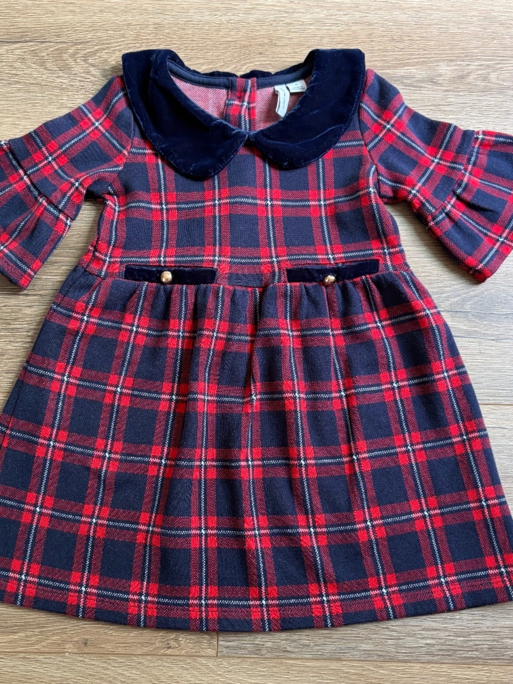 Janie and Jack Plaid Dress l 2T